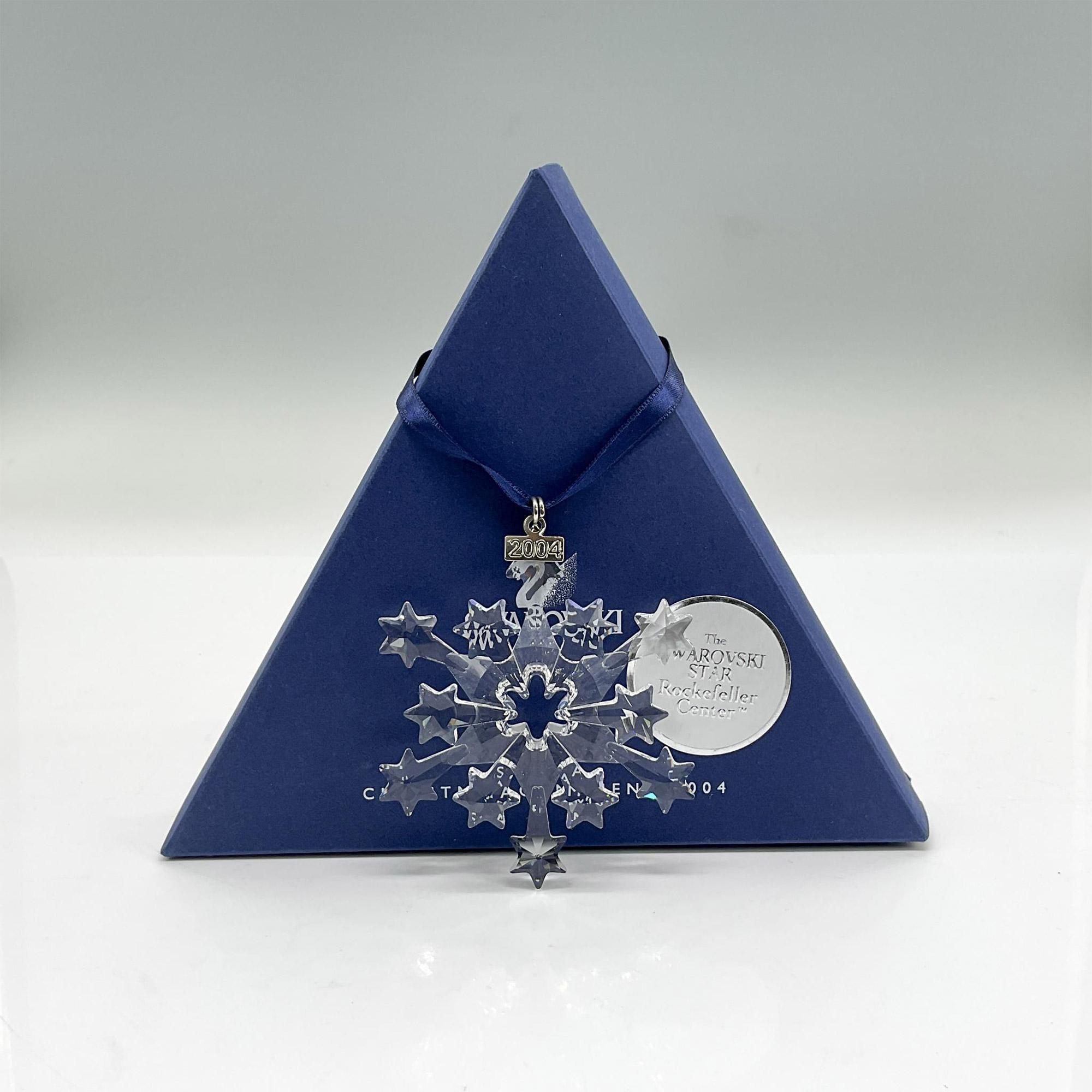 Swarovski Crystal Christmas Ornament 2004 Rockefeller Center - Image 3 of 3