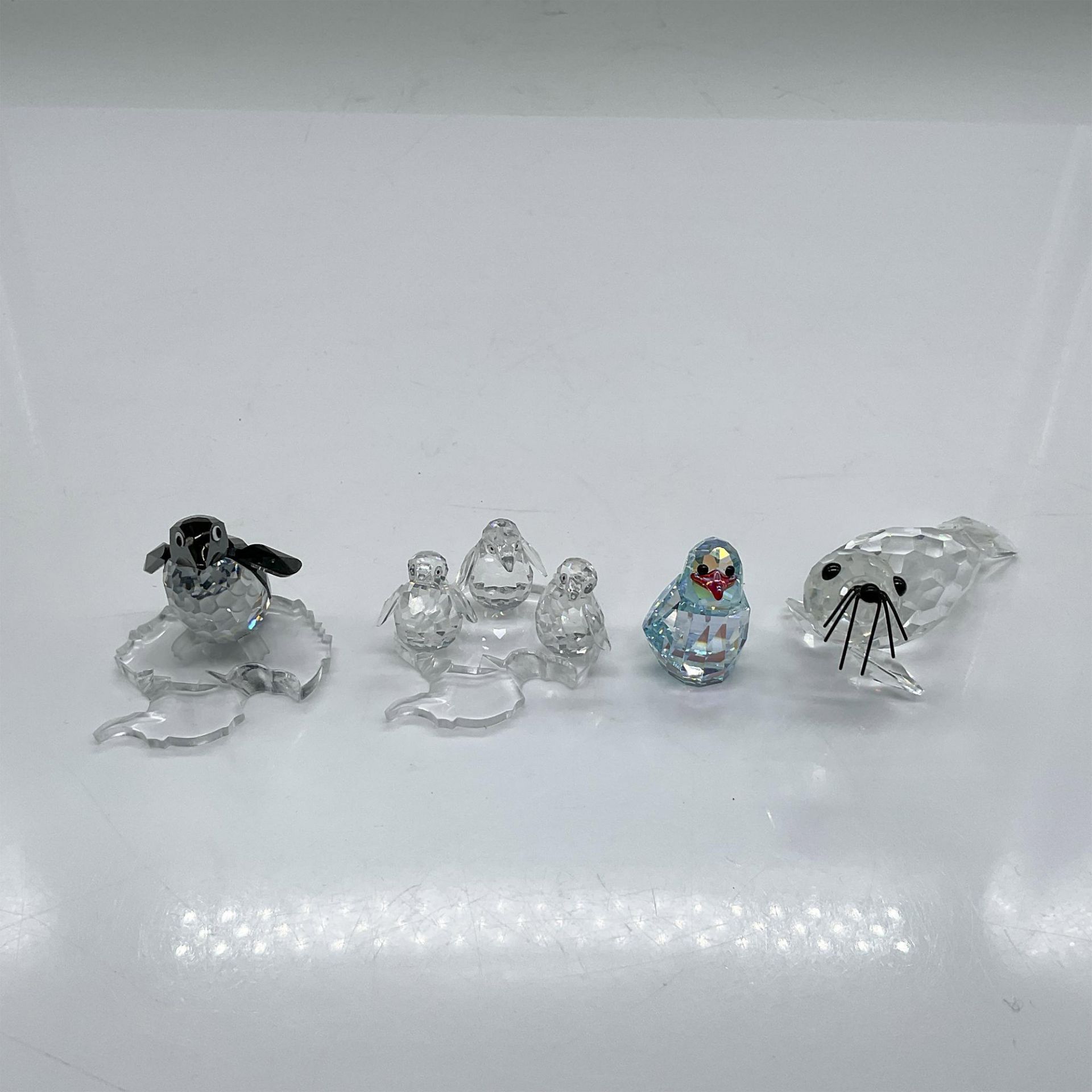 8pc Swarovski Crystal Figurines, Arctic Friends - Bild 2 aus 5
