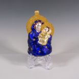 Patricia Breen Christmas Ornament, Madonna of the Night Blue