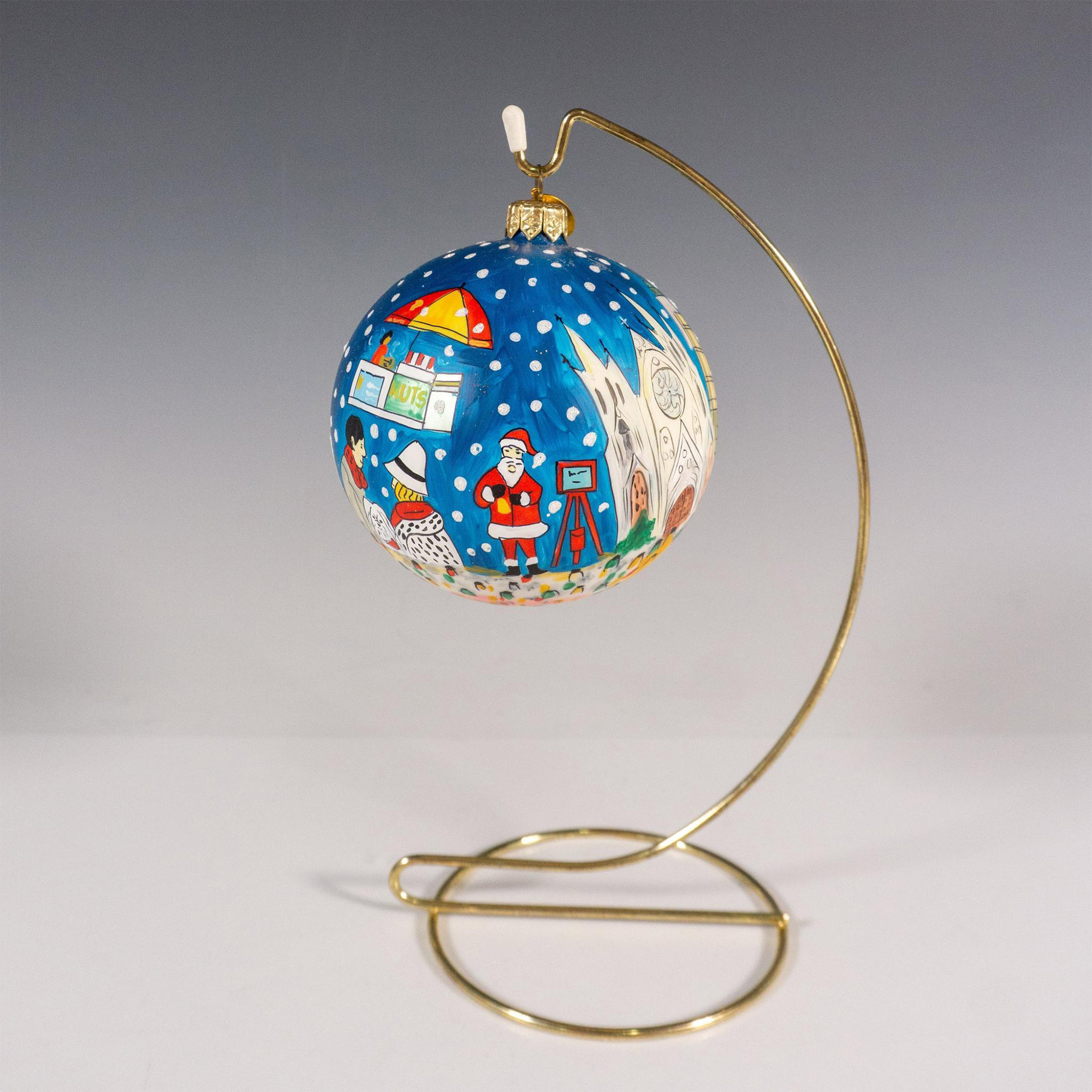Landmark Creations, Christmas Ornament NYC Globe - Image 2 of 2