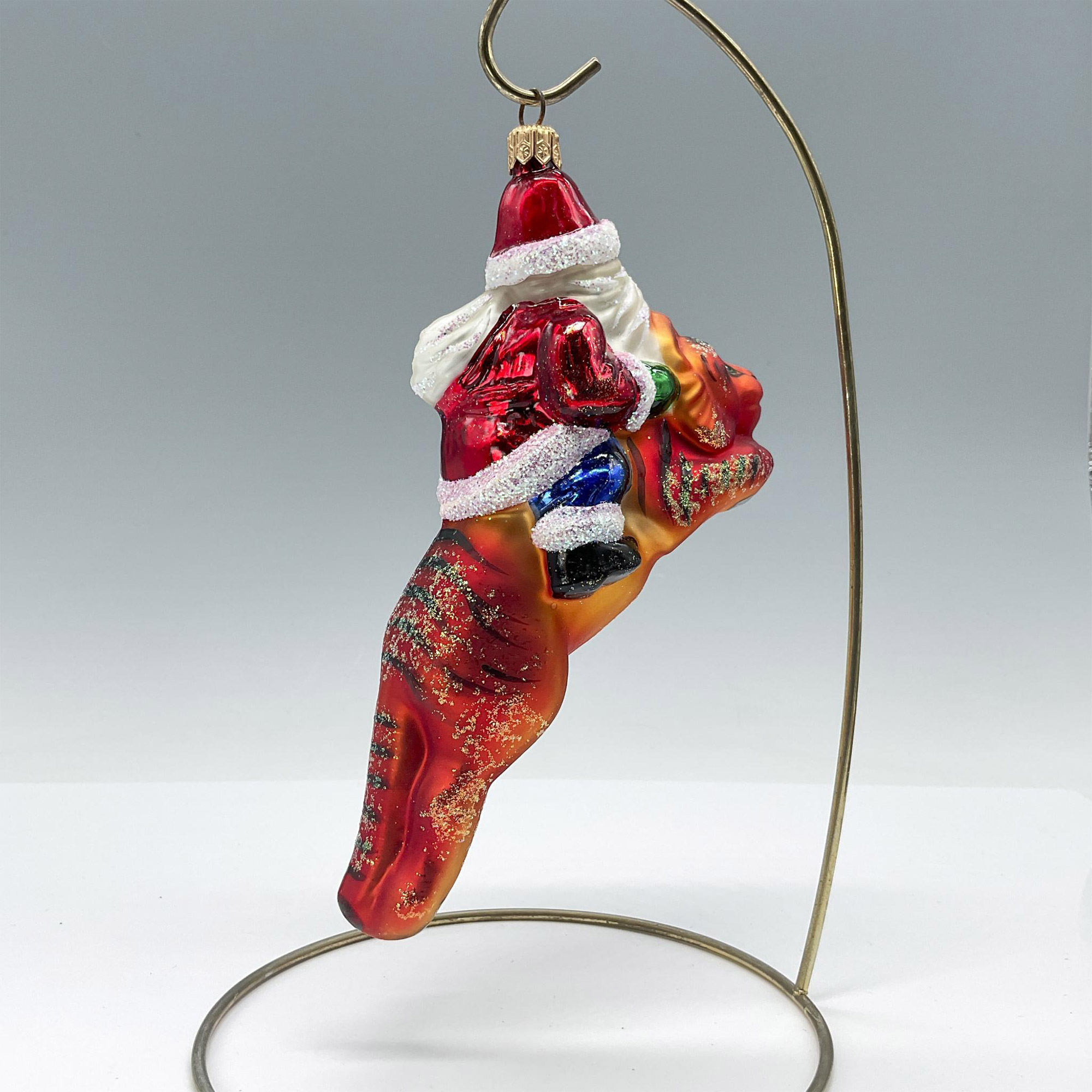 Christopher Radko Christmas Ornament, Santa On Tiger - Image 2 of 3