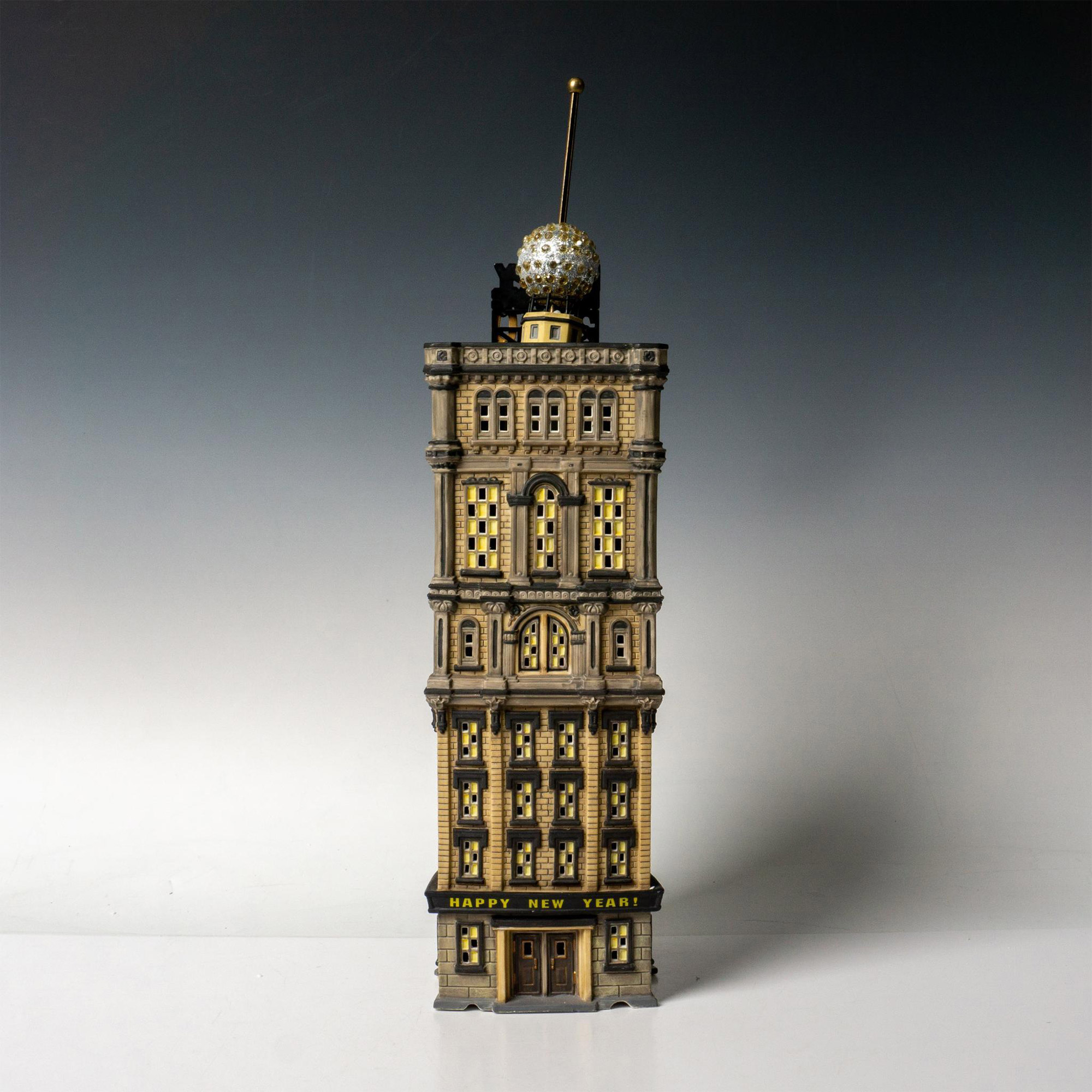 Department 56 Lighted Figurine, The Times Tower - Image 6 of 7