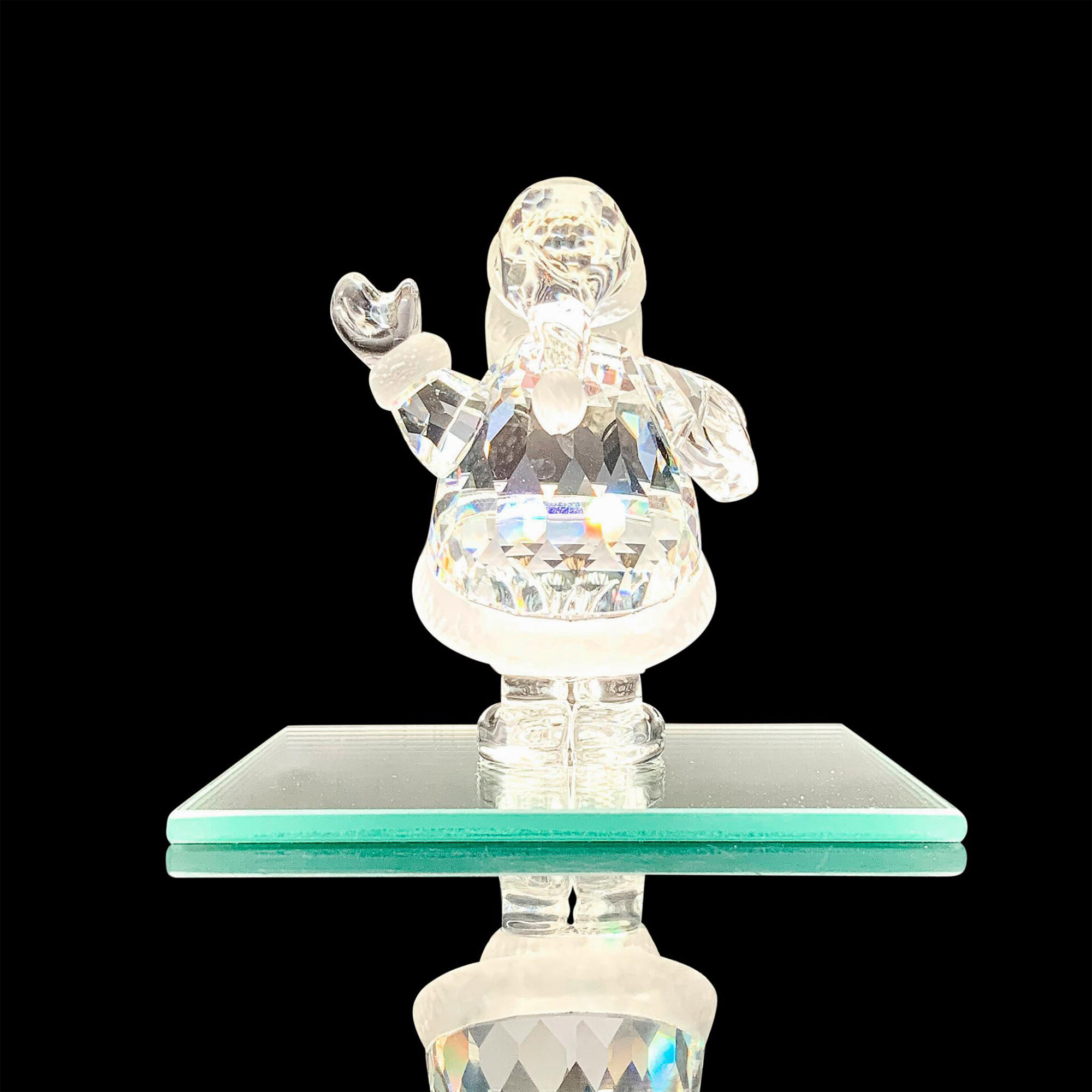 Swarovski Crystal Figurine + Base, Santa Clause - Image 2 of 4