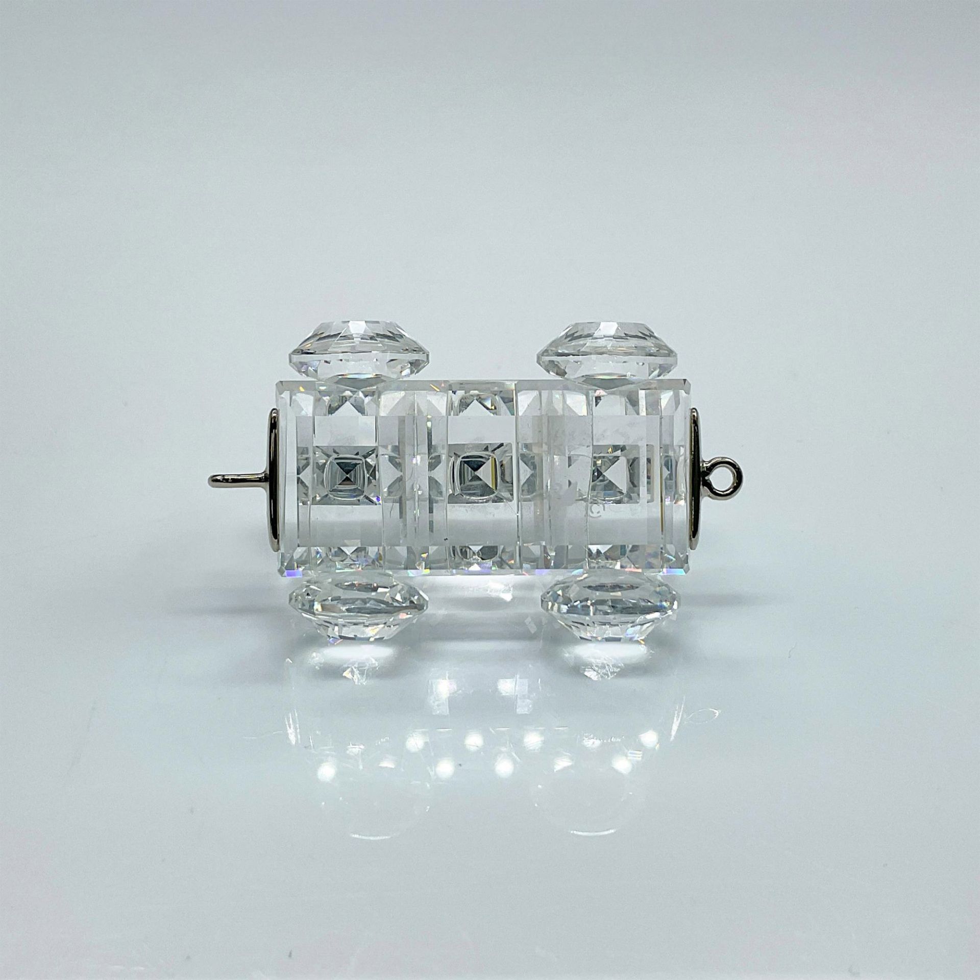 Swarovski Silver Crystal Figurine, Petrol Wagon Train Car - Image 3 of 4