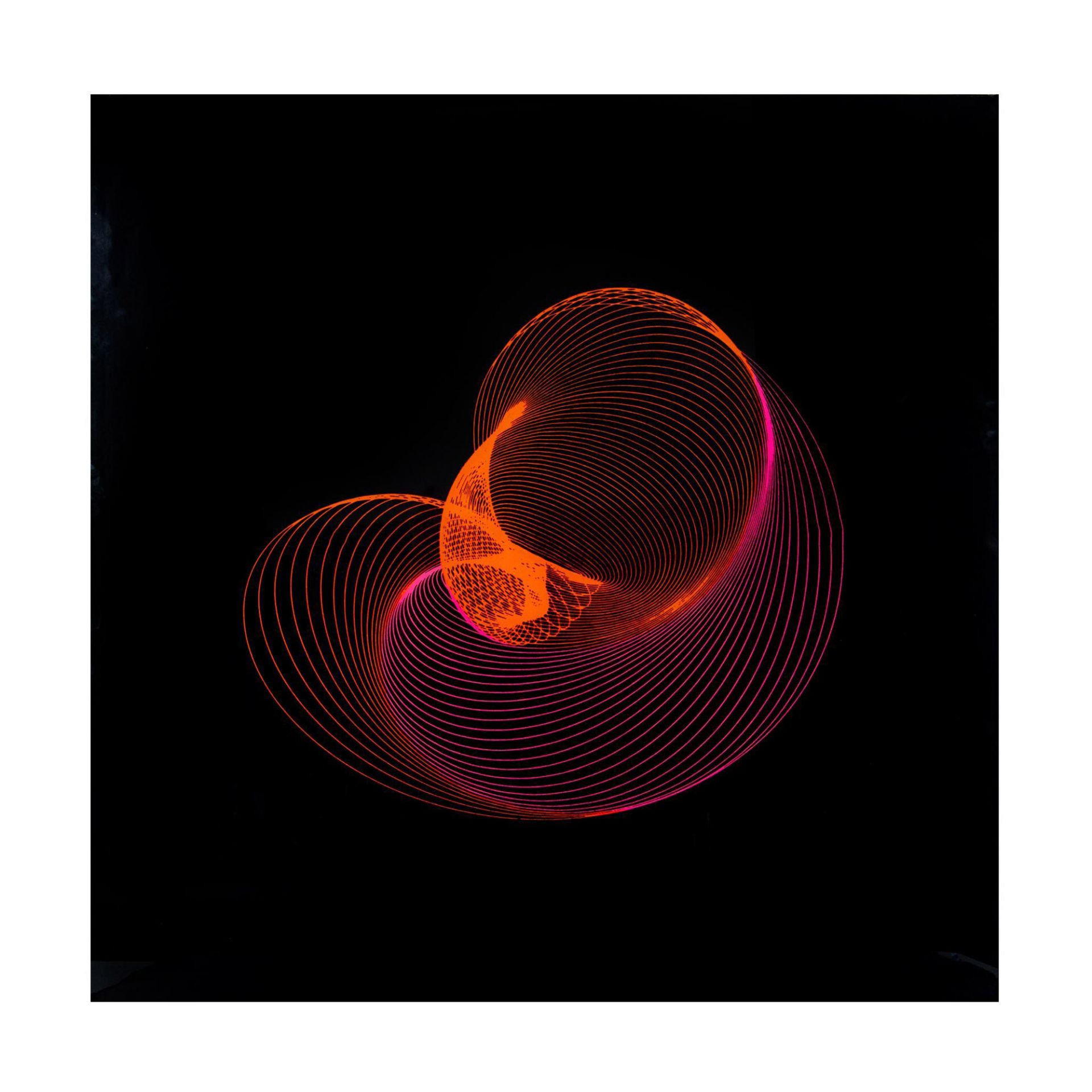 Eduardo Mac Entyre, Generative Art Pendulum Spiral on Glass - Bild 2 aus 6