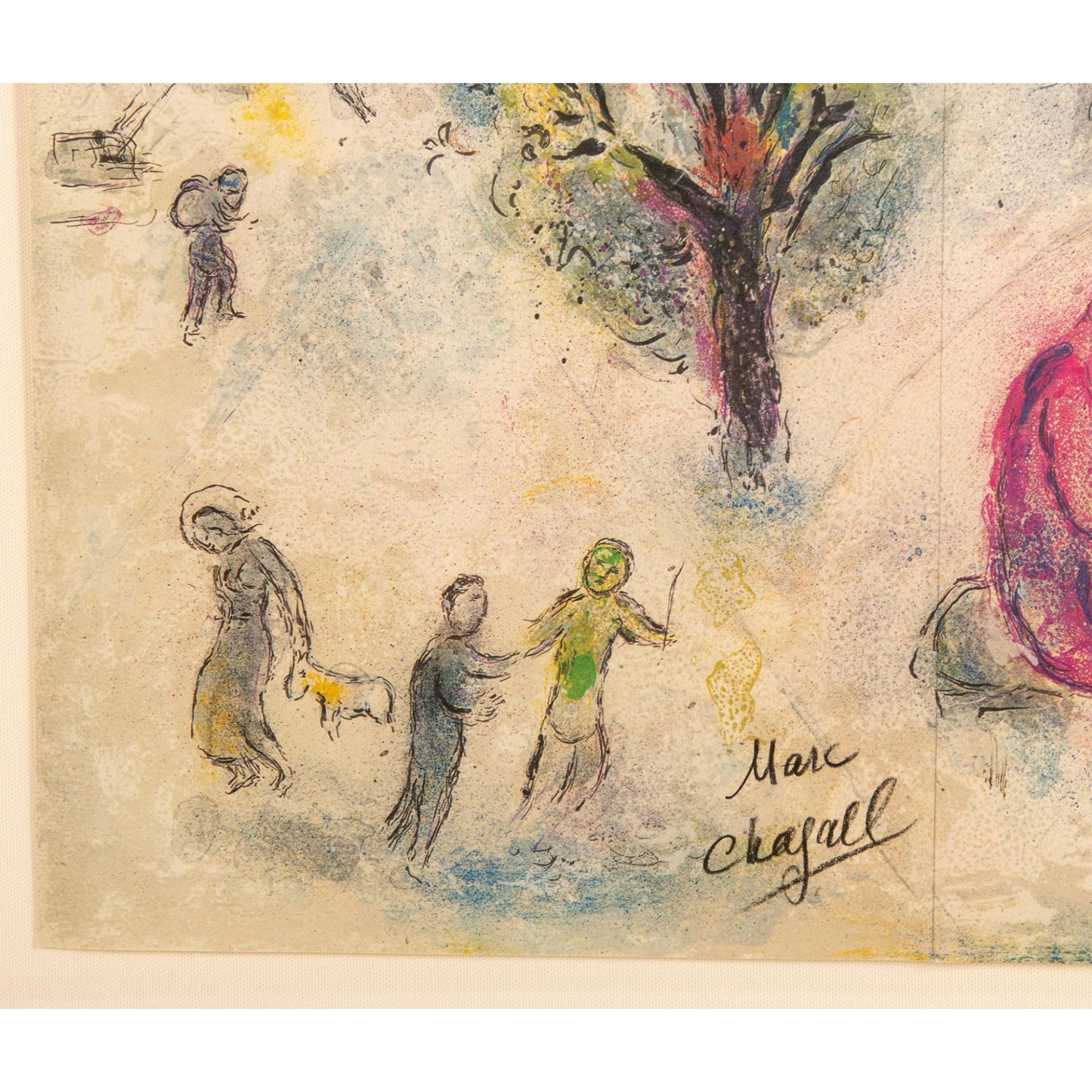 Marc Chagall (Attr.) Color Lithograph on Arches Paper Signed - Bild 3 aus 6