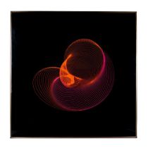 Eduardo Mac Entyre, Generative Art Pendulum Spiral on Glass