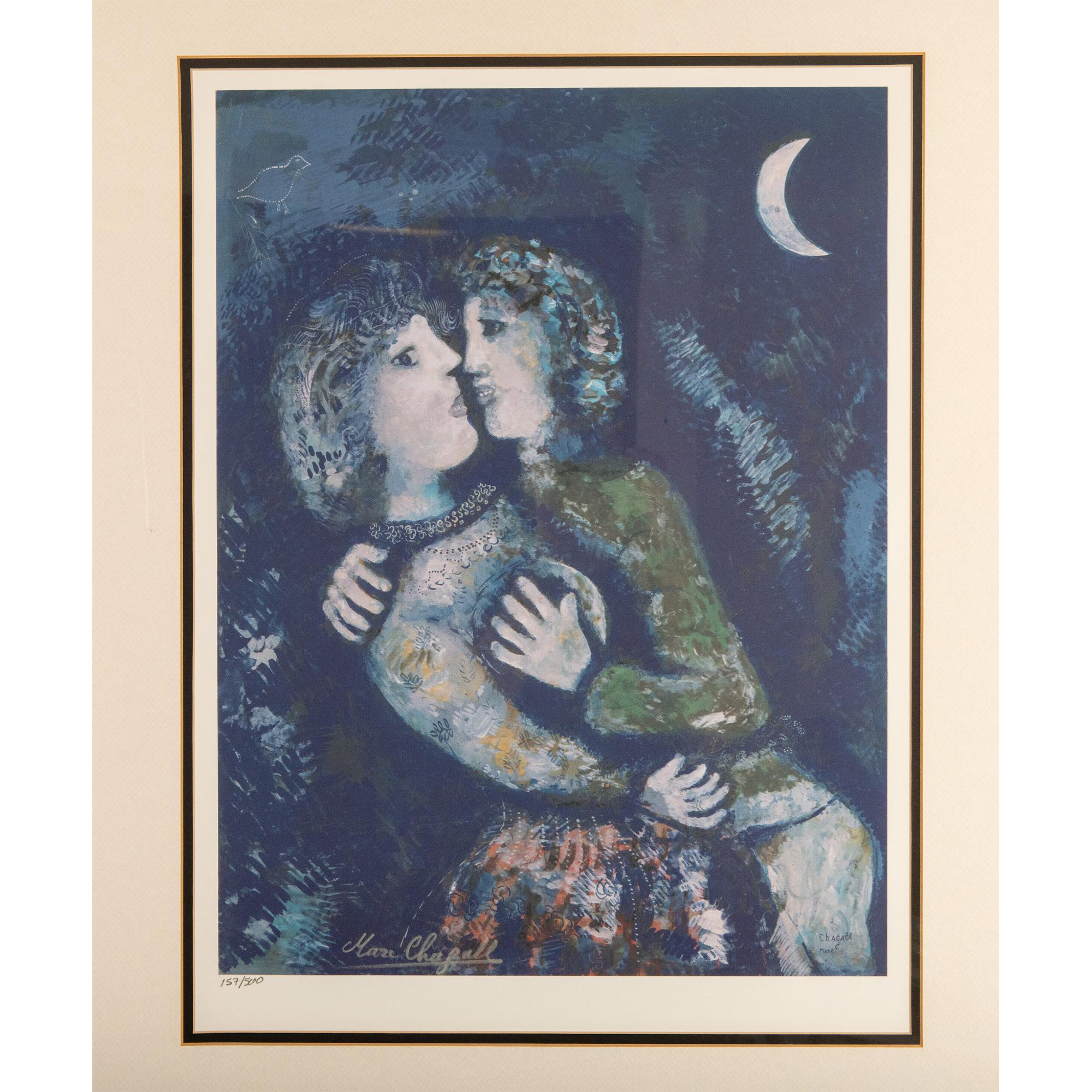 Marc Chagall, Original Color Lithograph on Paper, Signed - Image 2 of 6