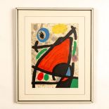 Joan Miro (After) Original Color Lithograph Derriere le Miroir