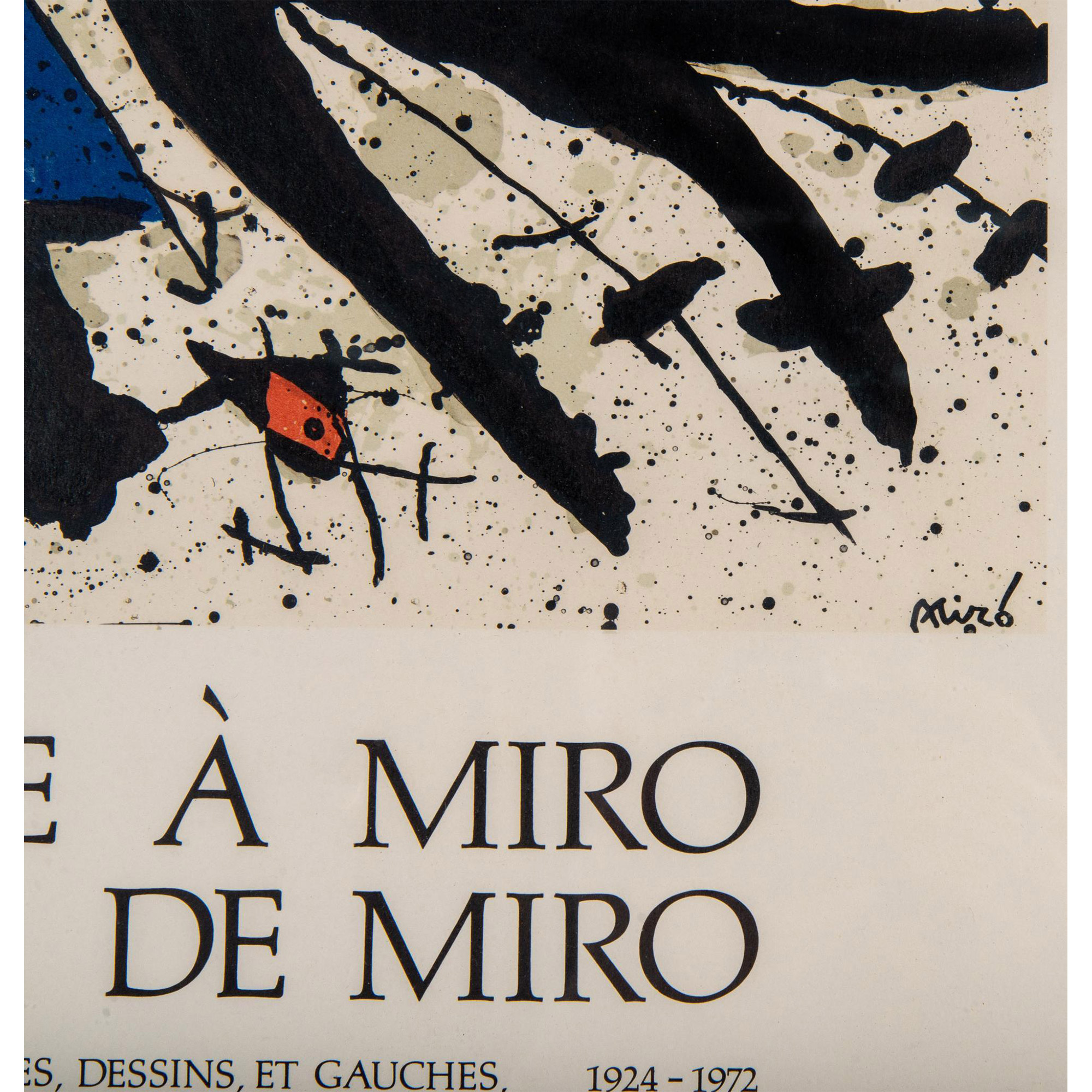 Joan Miro (After) Original Color Lithograph Exhibition Poster - Image 4 of 5