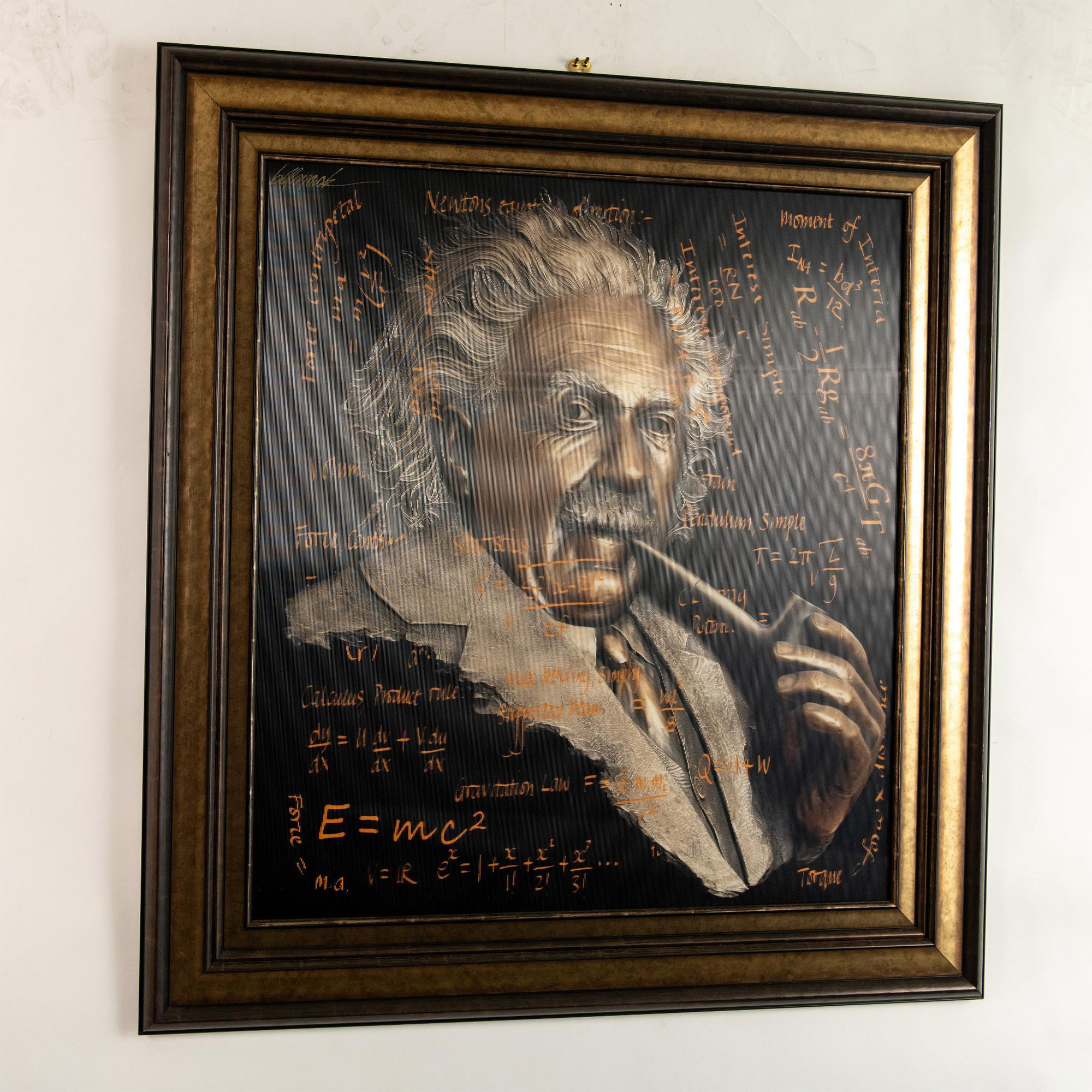 Bill Mack, Original Lenticular Digital Art Einstein Signed - Image 2 of 12