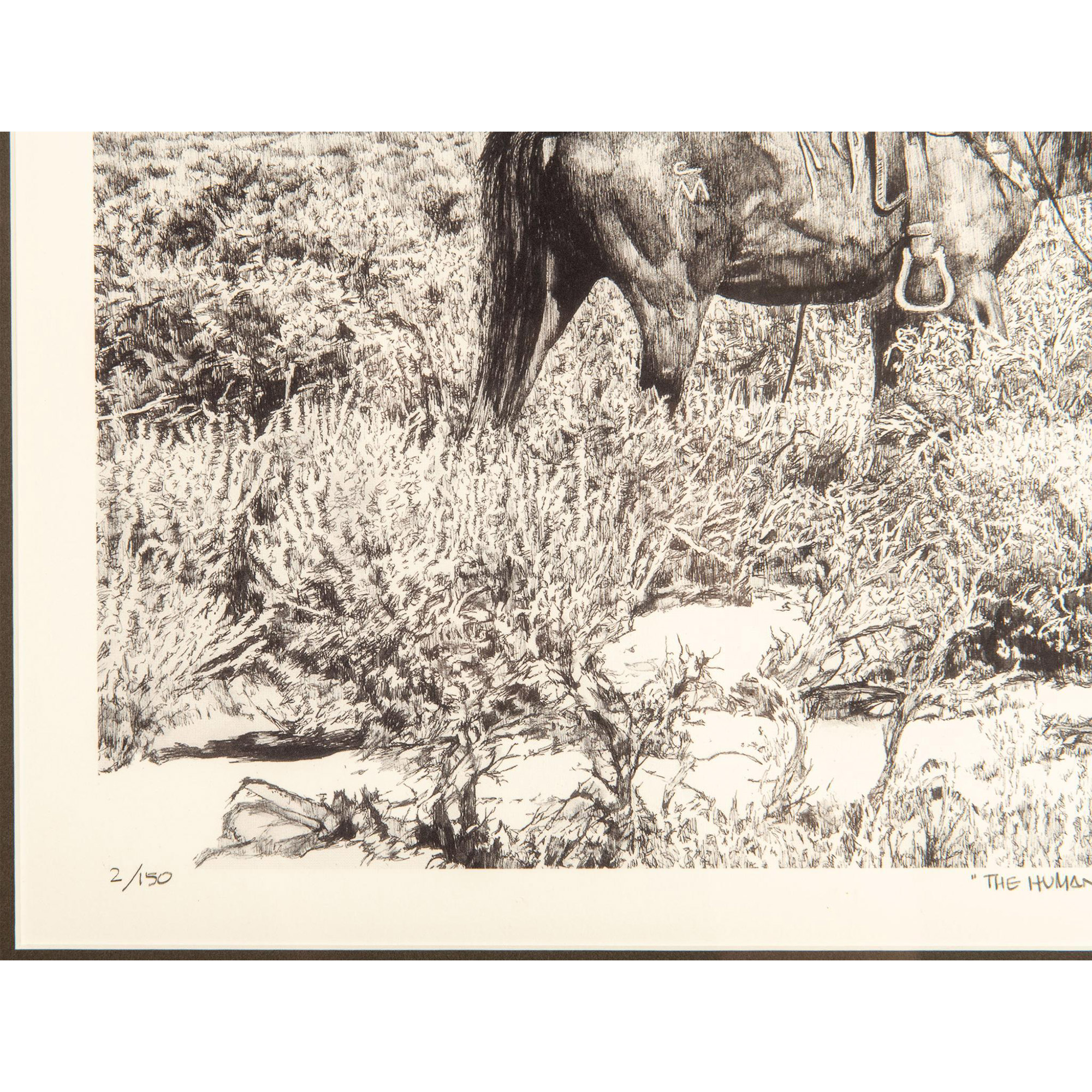 Joe Milazzo, Original Western Art Lithograph on Paper Signed - Image 5 of 6