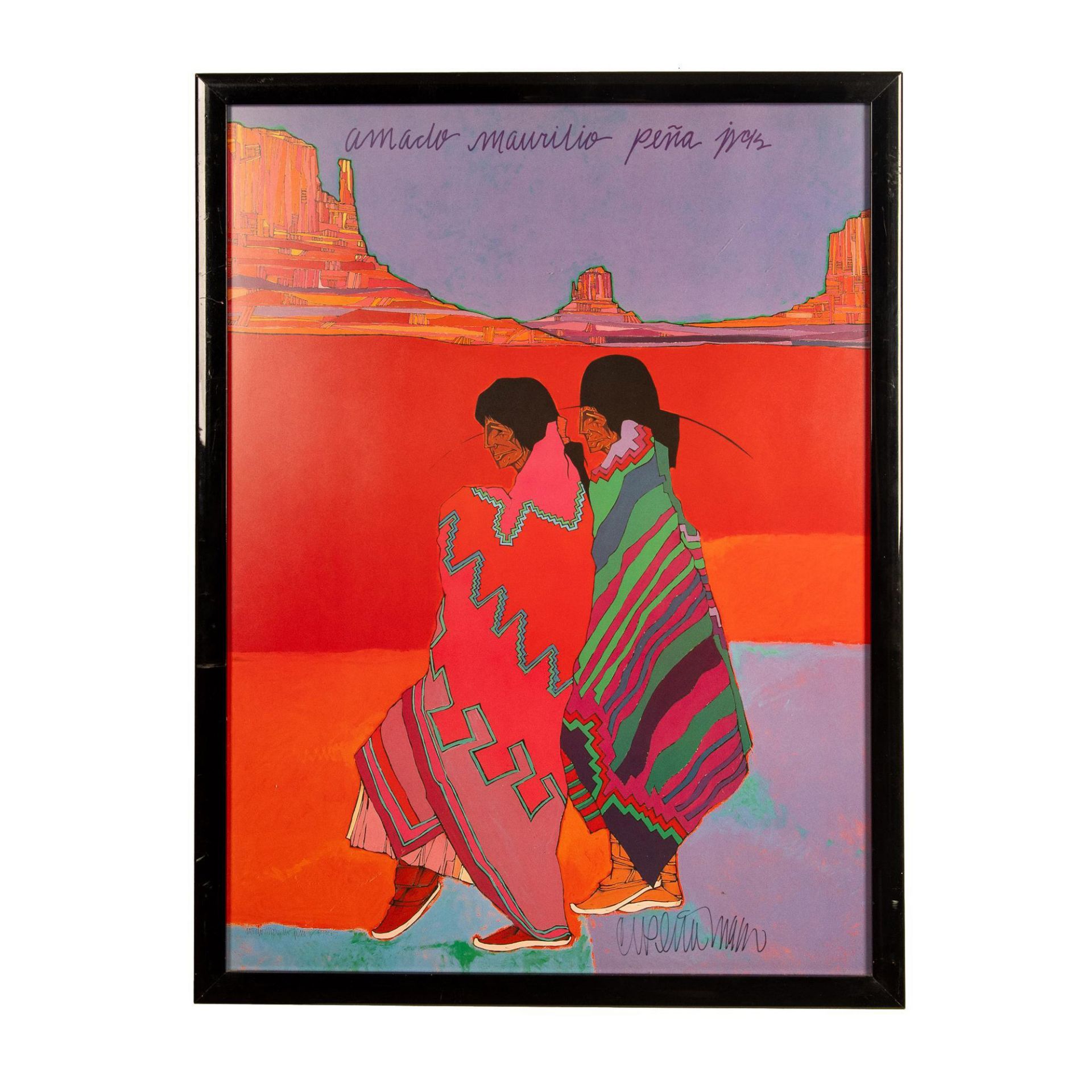 Maurilio Pena Jr., Color Print on Paper, Native Americans