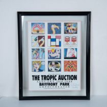 Philip Brooker, The Tropic Auction Flamingo Parody Poster