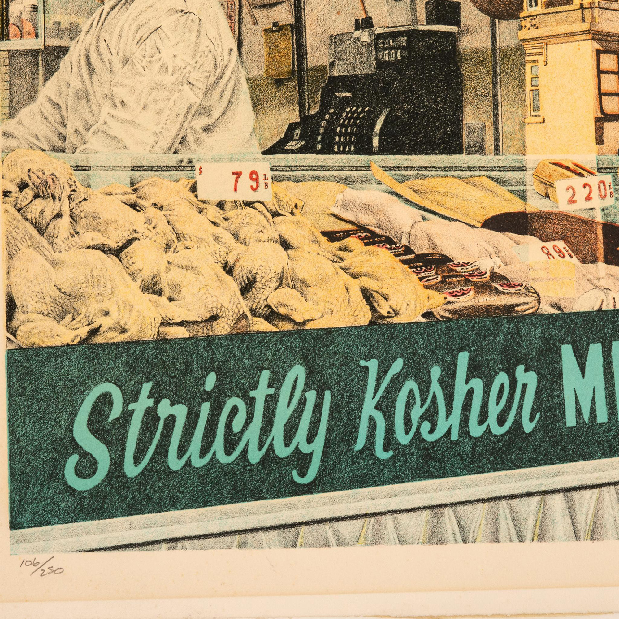 Don Eddy, Original Color Lithograph, Strictly Kosher, Signed - Image 4 of 6