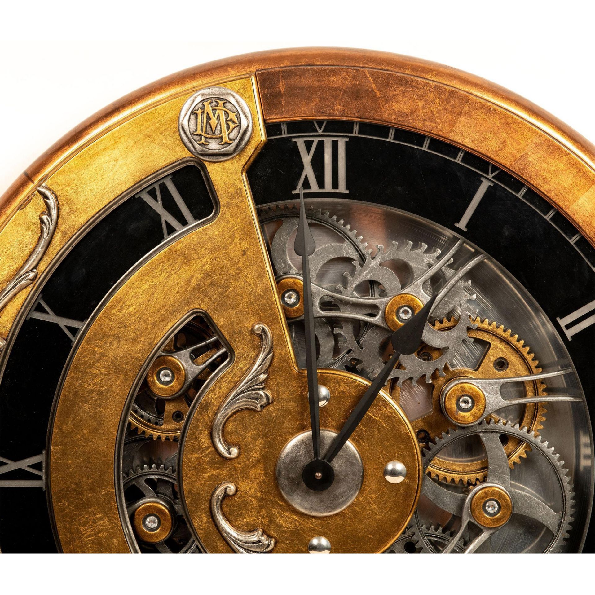 Dale Mathis, Large Original Gold & Silver Behalf Clock