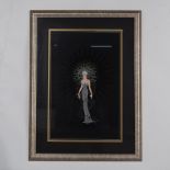 Erte, Original Foil Embossed Serigraph on Paper