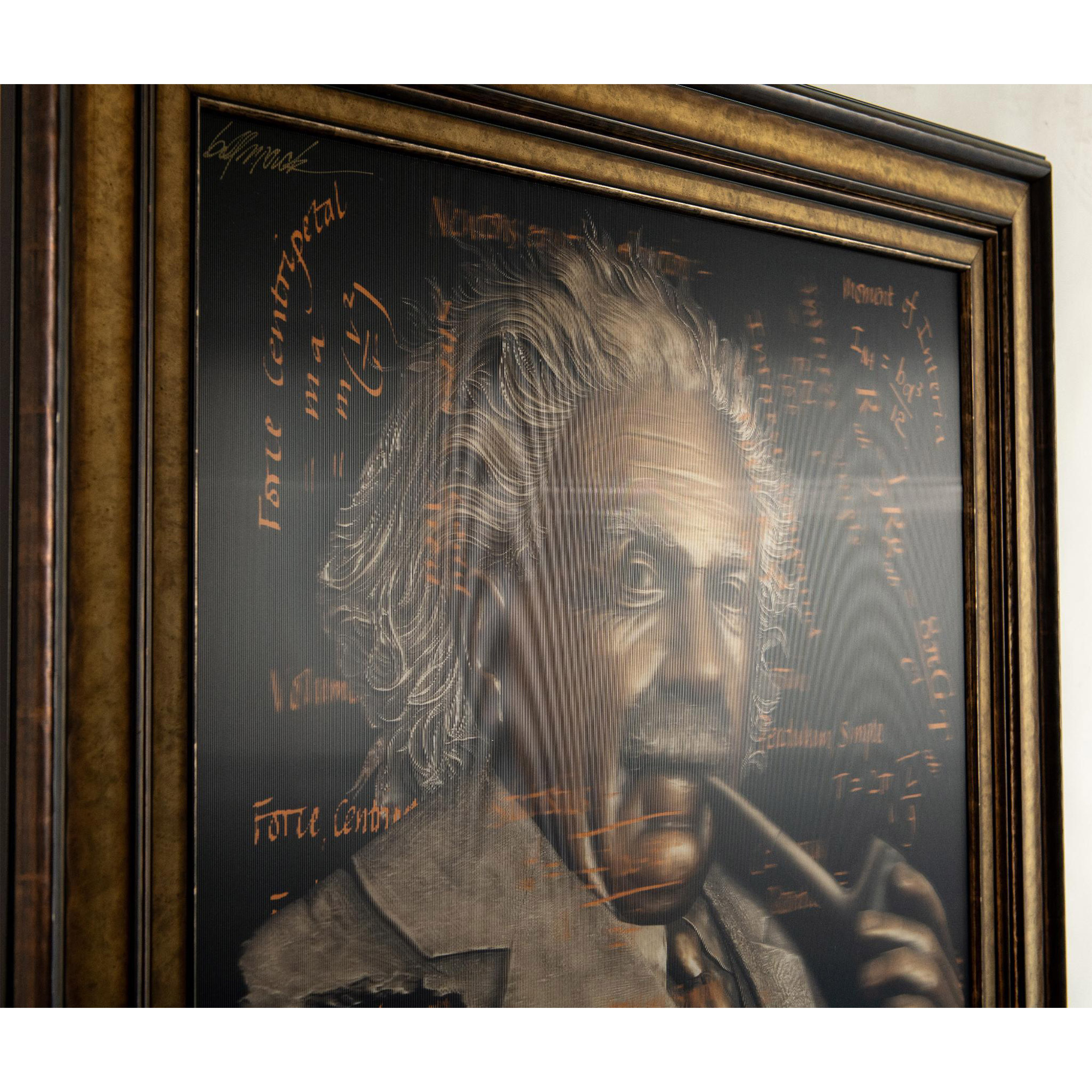 Bill Mack, Original Lenticular Digital Art Einstein Signed - Image 11 of 12
