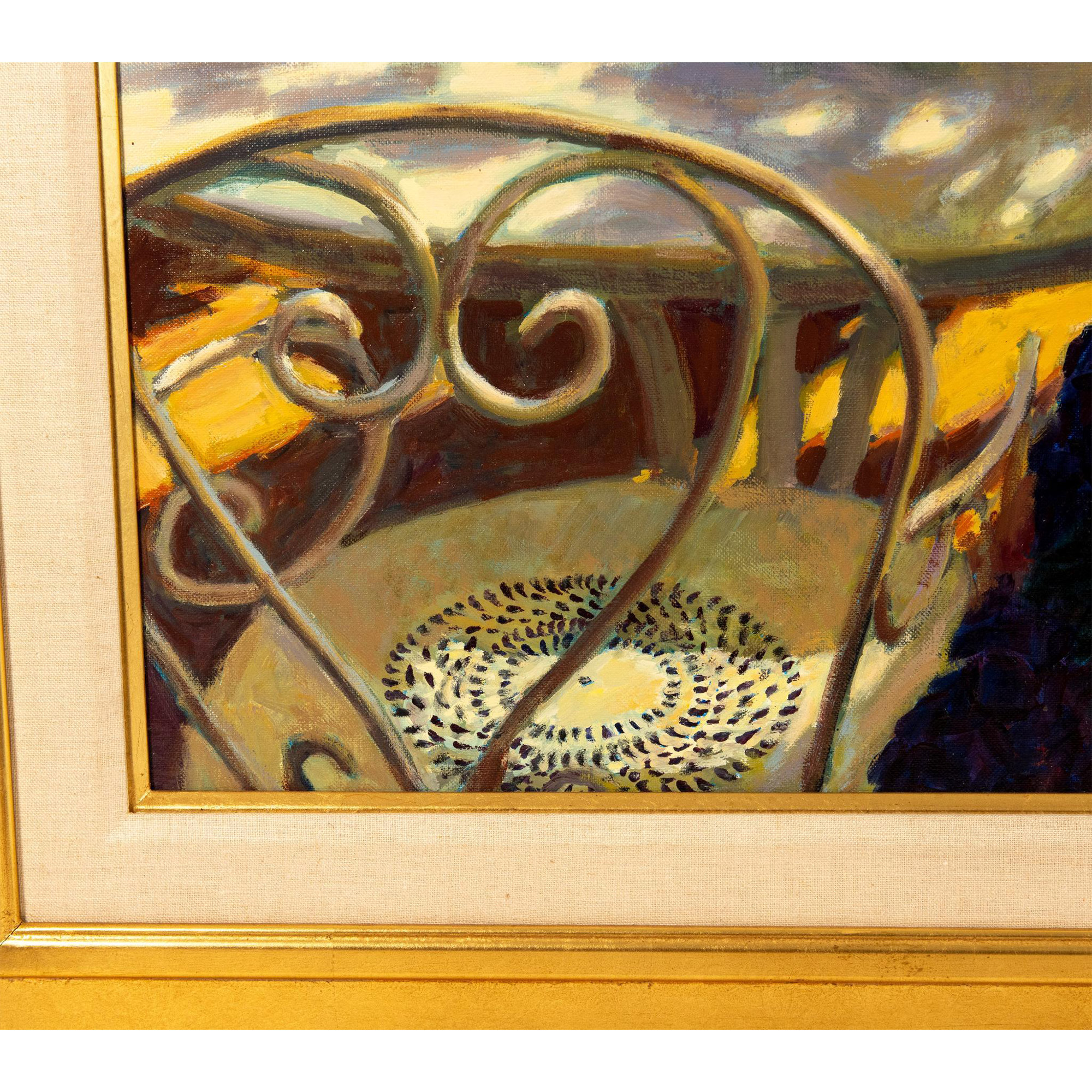 William Michaut, Original Post-Impressionist Oil on Canvas, Signed - Image 4 of 6