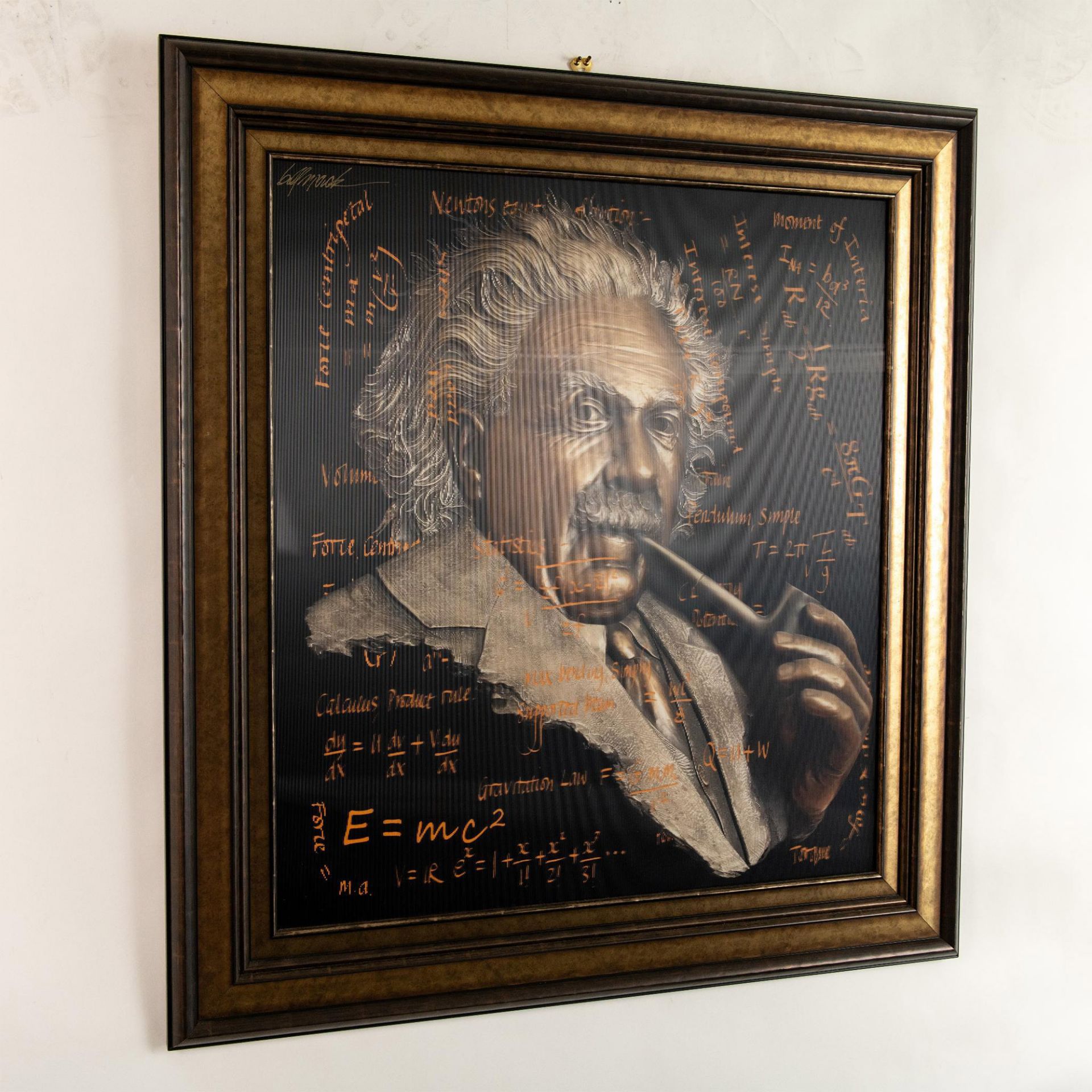 Bill Mack, Original Lenticular Digital Art Einstein Signed - Bild 4 aus 12