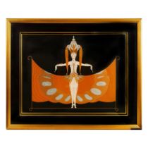 Erte, Original Foil Embossed Serigraph on Paper, Signed