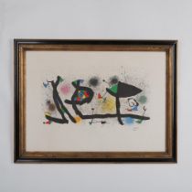 Joan Miro (Aft) Original Color Lithograph, Sculptures