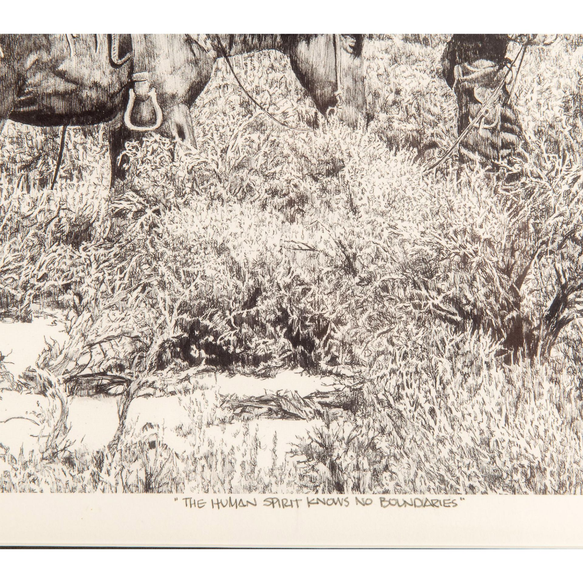 Joe Milazzo, Original Western Art Lithograph on Paper Signed - Bild 4 aus 6