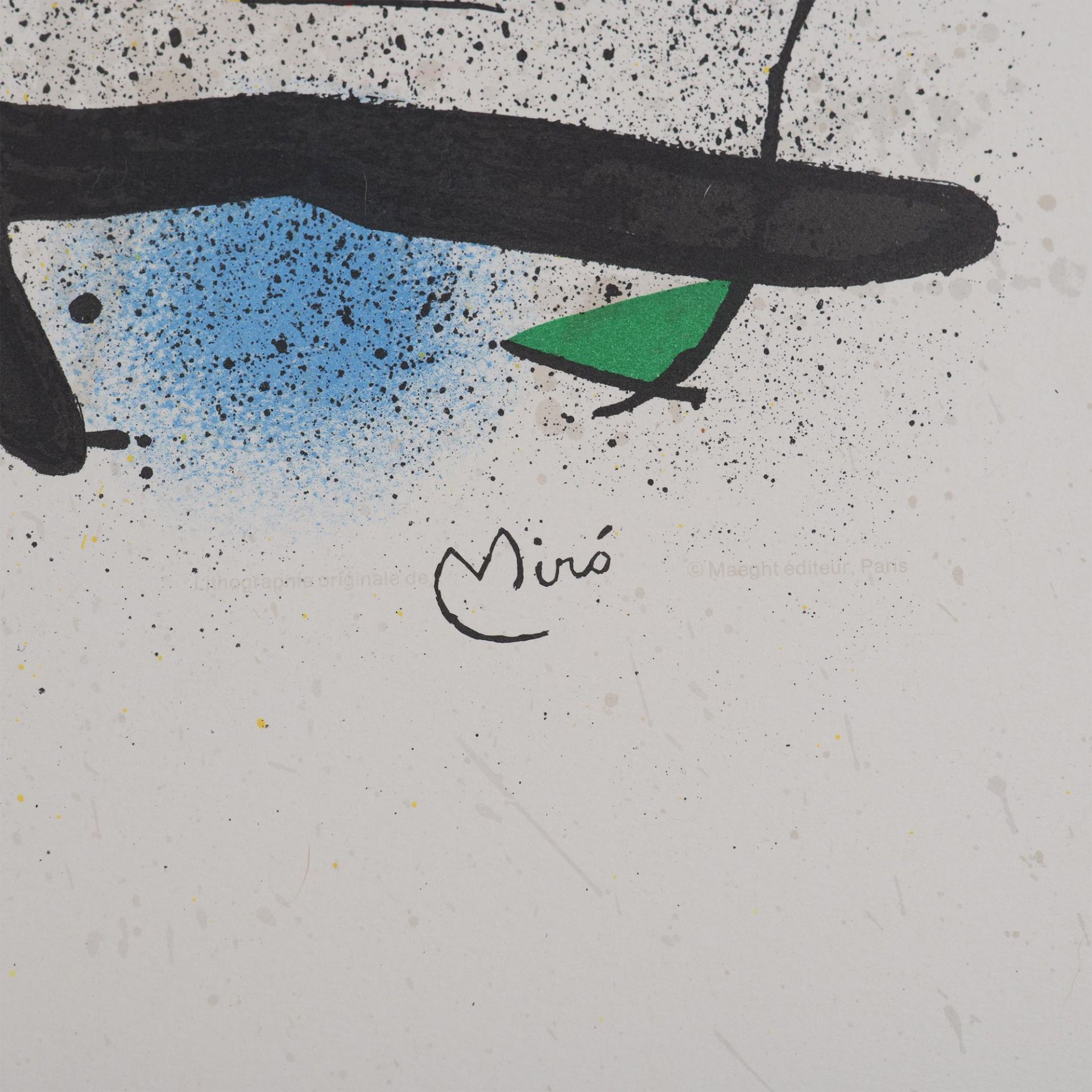 Joan Miro (Aft) Original Color Lithograph, Sculptures - Image 2 of 4