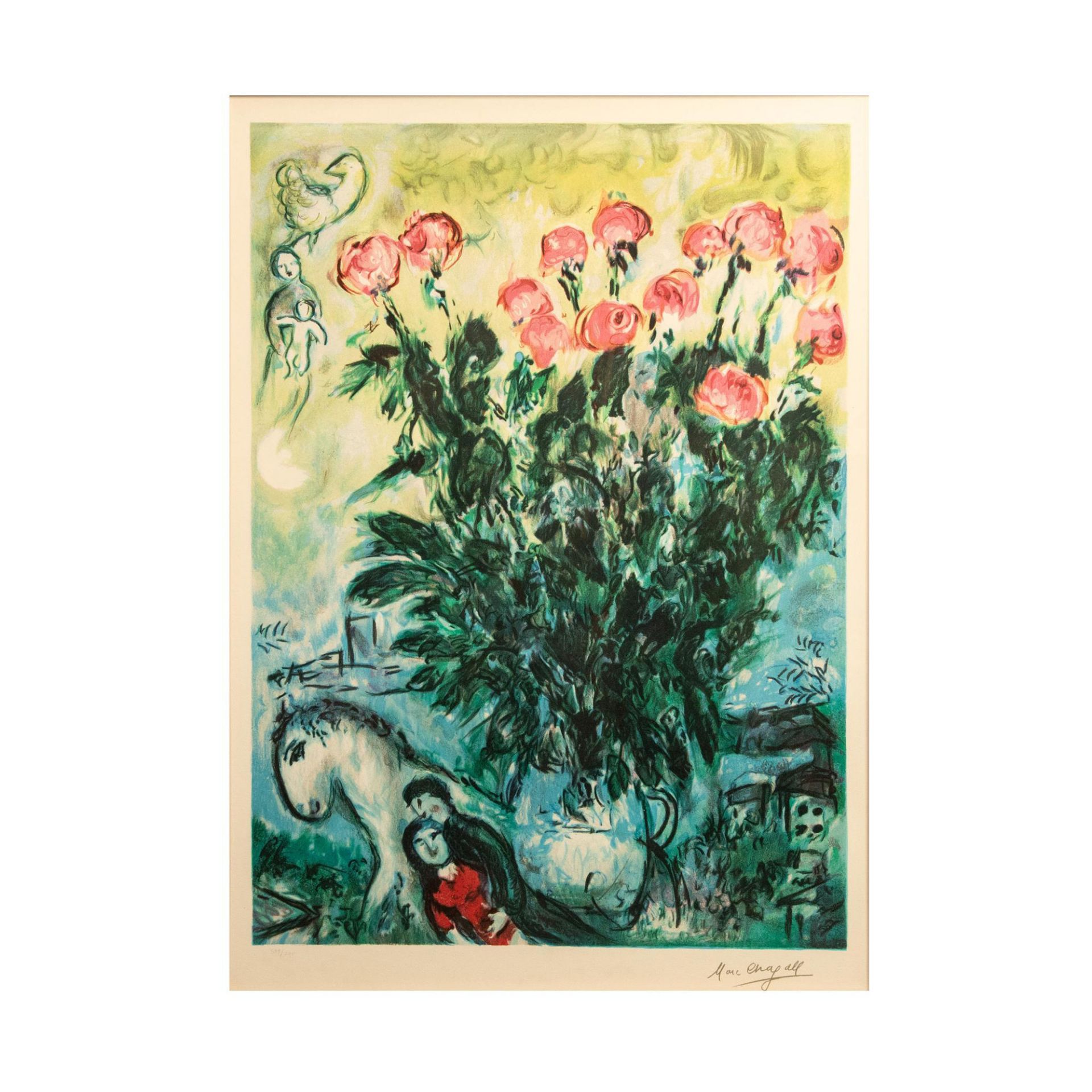 Marc Chagall, Color Lithograph on Wove Paper, Signed - Image 2 of 5