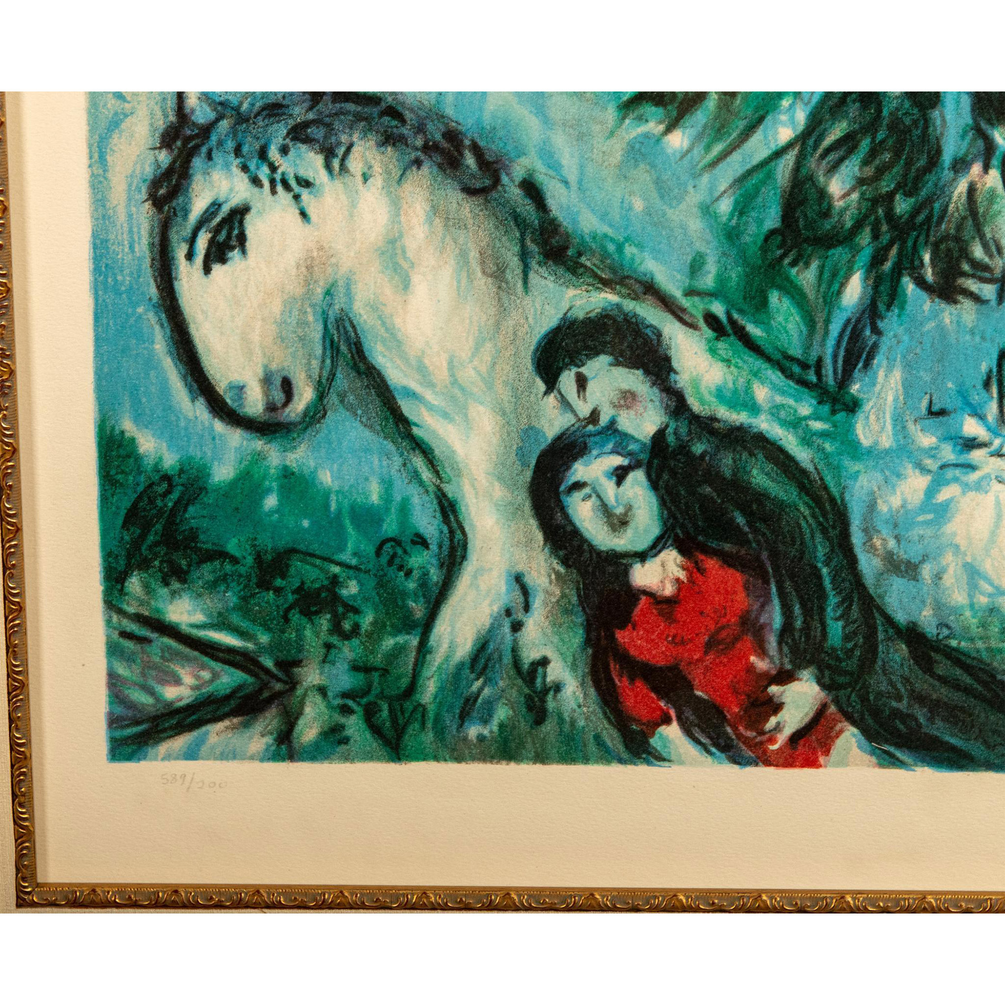 Marc Chagall, Color Lithograph on Wove Paper, Signed - Image 4 of 5