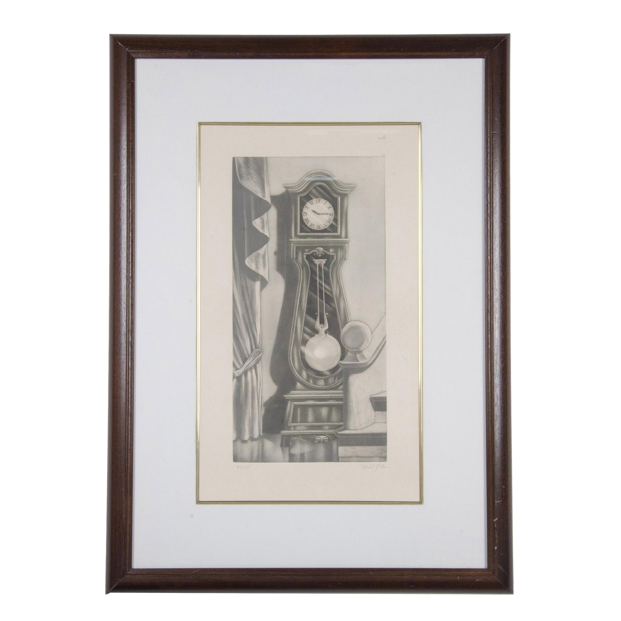 Nutting (Attr.) Original B&W Engraving on Paper, Signed