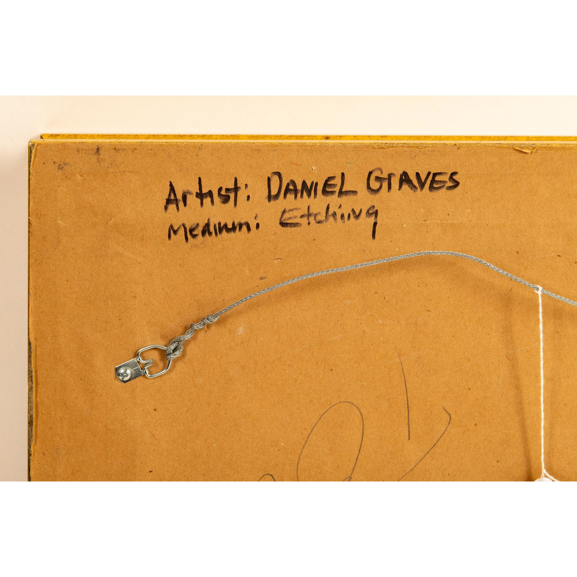 Daniel Graves, Original Etching on Paper, Landscape, Signed - Image 6 of 6