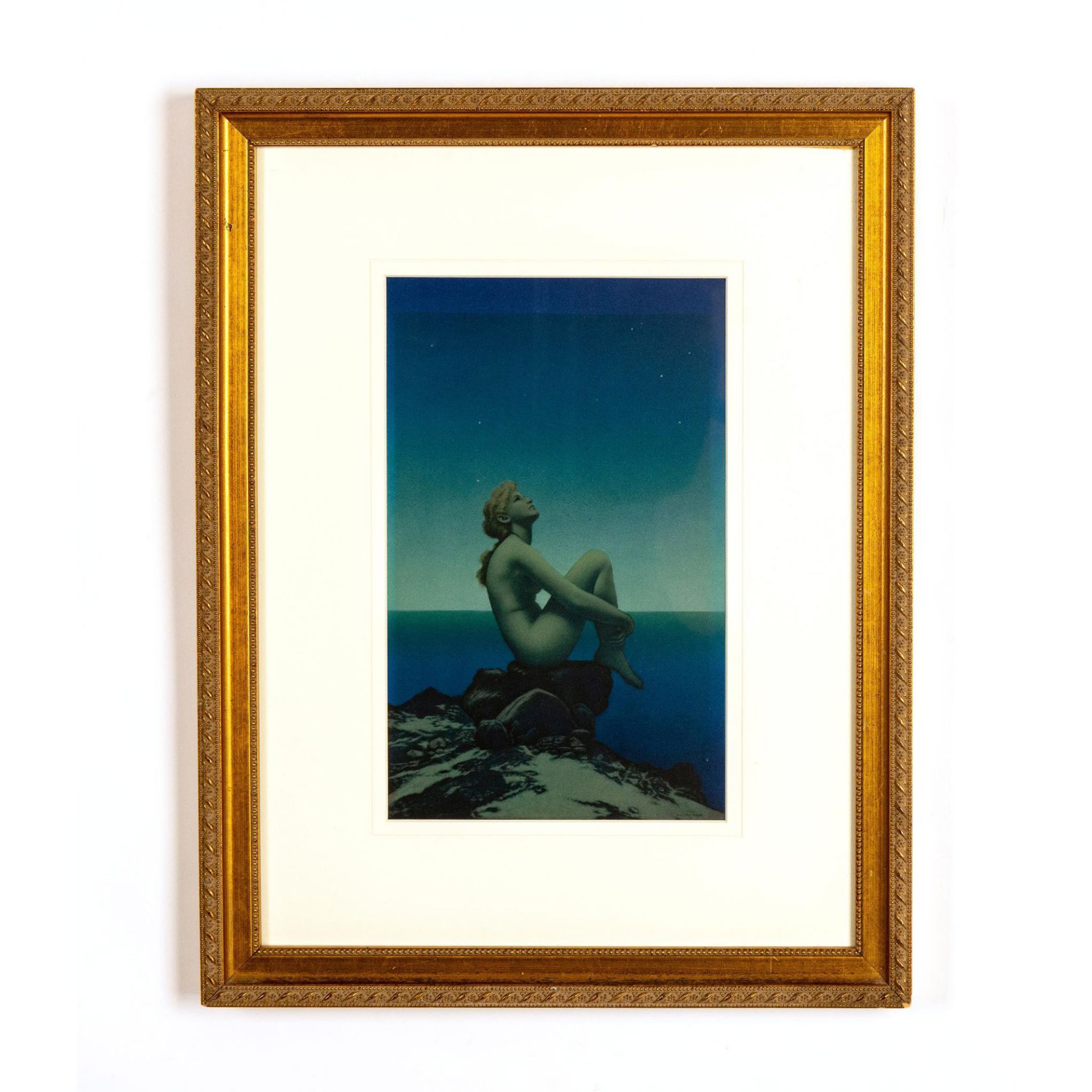 Maxfield Parrish, Framed Antique Print on Paper, Stars
