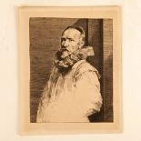 Anthony van Dyck (After) Antique Original Etching on Paper