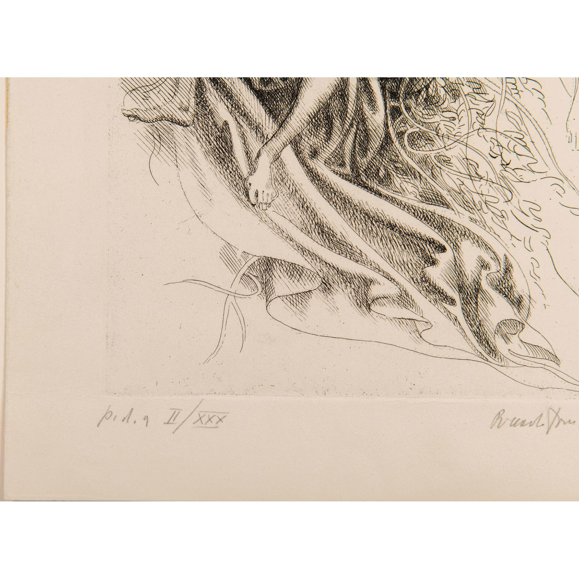 Ricardo Tommasi Ferroni, Original Aquatint on Paper, Signed - Image 3 of 7
