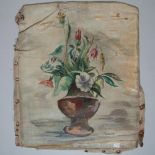 Frederic Taubes, Original Oil on Canvas, Flowers, Signed