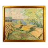 E. L. Bryant, Original Impressionist Oil on Canvas, Signed