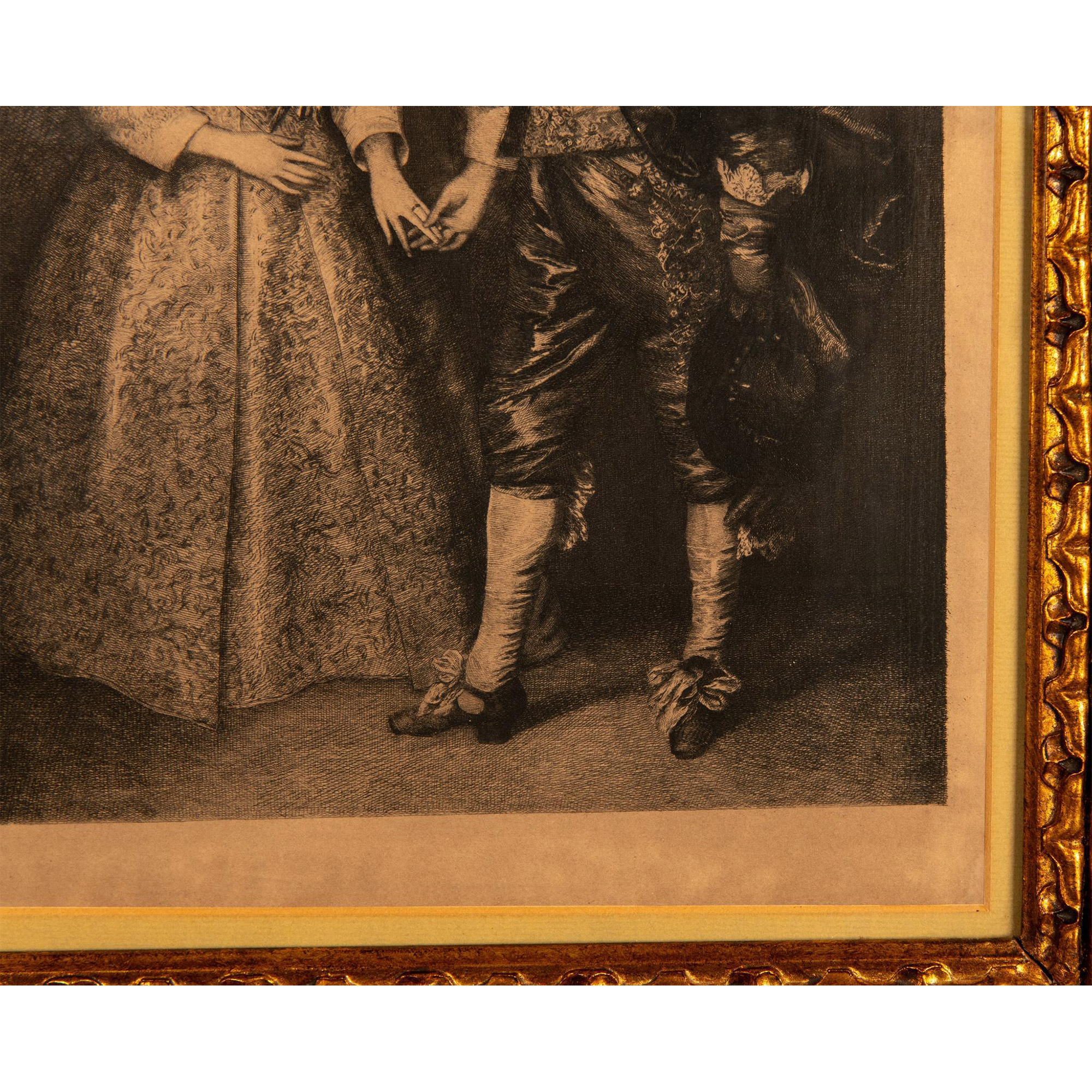 Anthony van Dyck (Aft.) Antique Original Etching on Paper - Image 3 of 6