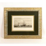 Charles Cousen, Antique Original Engraving on Paper, Venice