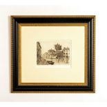 Daniel Graves, Original Etching on Paper, Venezia, Signed