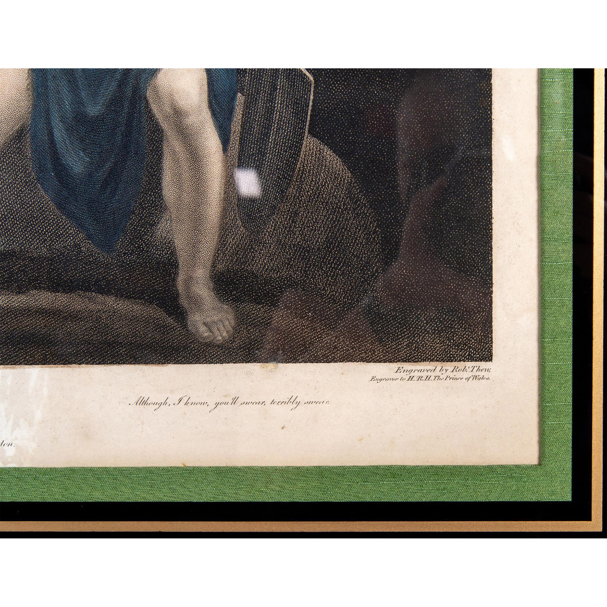 Robert Thew, Original Hand-Colored Engraving on Paper - Image 3 of 7