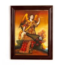 Manner of Cuzco School, Original Religious Oil on Canvas