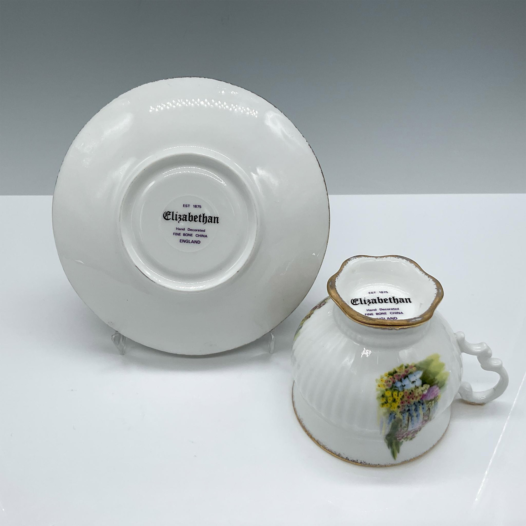 Elizabethan Bone China Cup and Saucer Set - Image 3 of 3