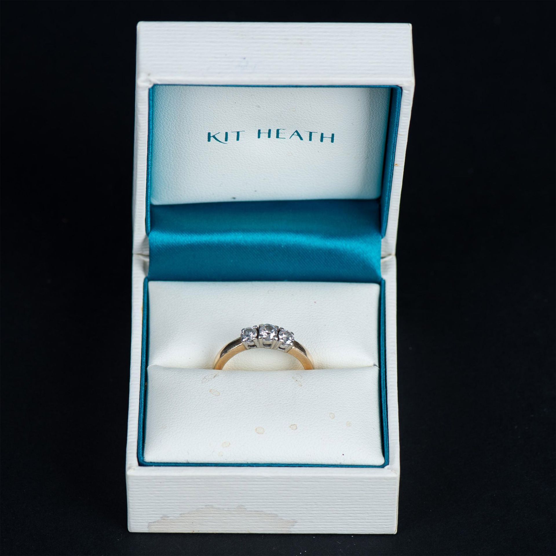 Beautiful Two Tone 14K Gold & Diamond Ring - Bild 6 aus 6