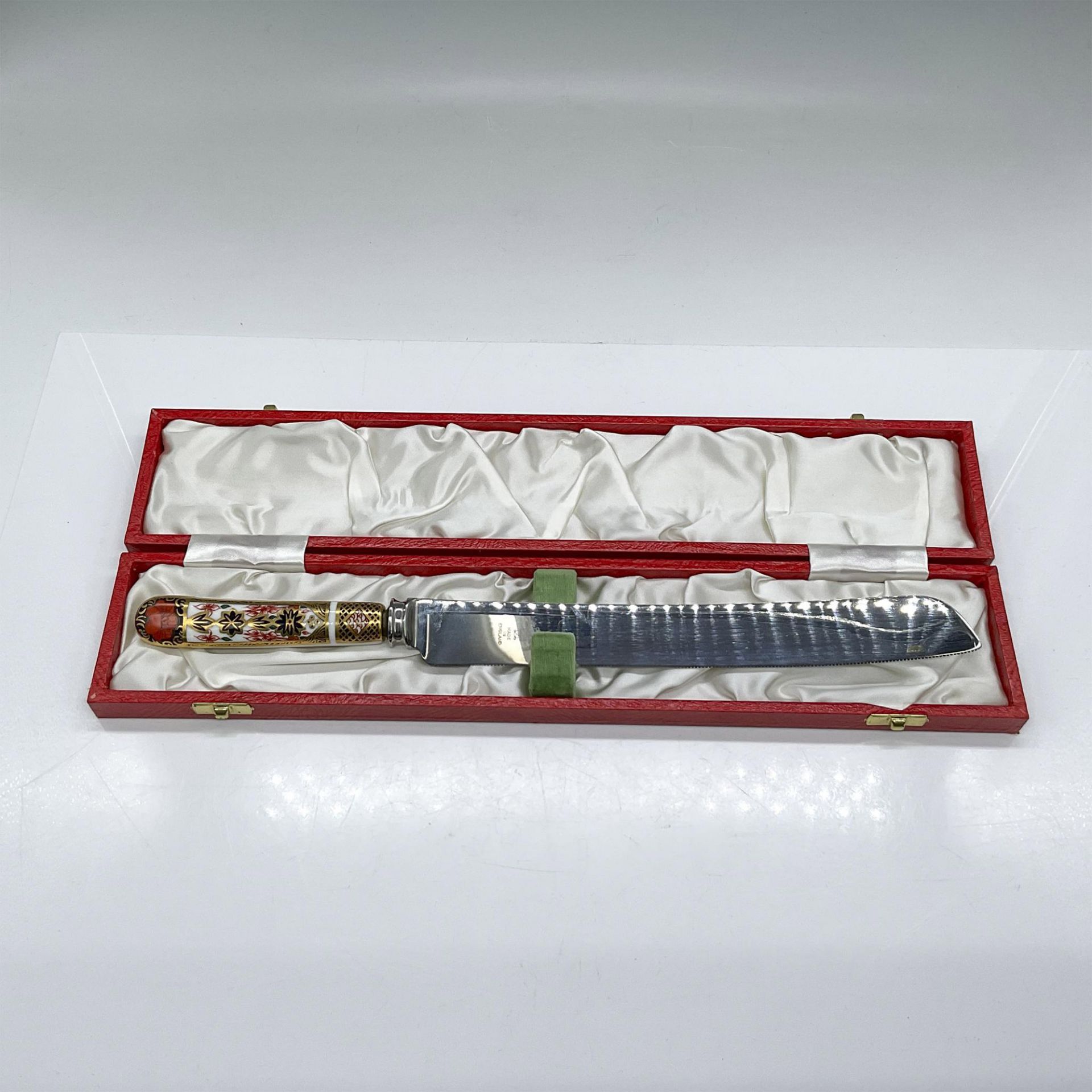 Royal Crown Derby Wedding Cake Knife, Old Imari - Bild 4 aus 4