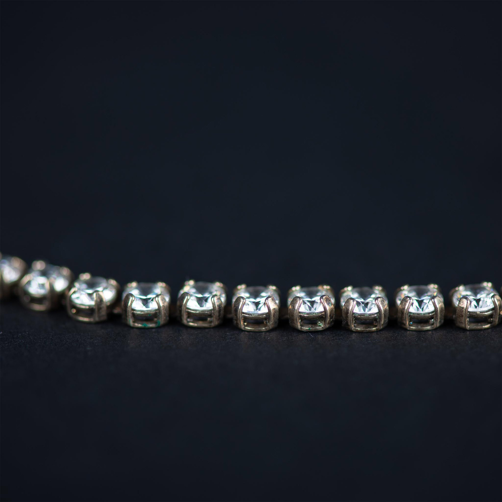 Classy Sterling Silver Crystal Bracelet - Image 4 of 4