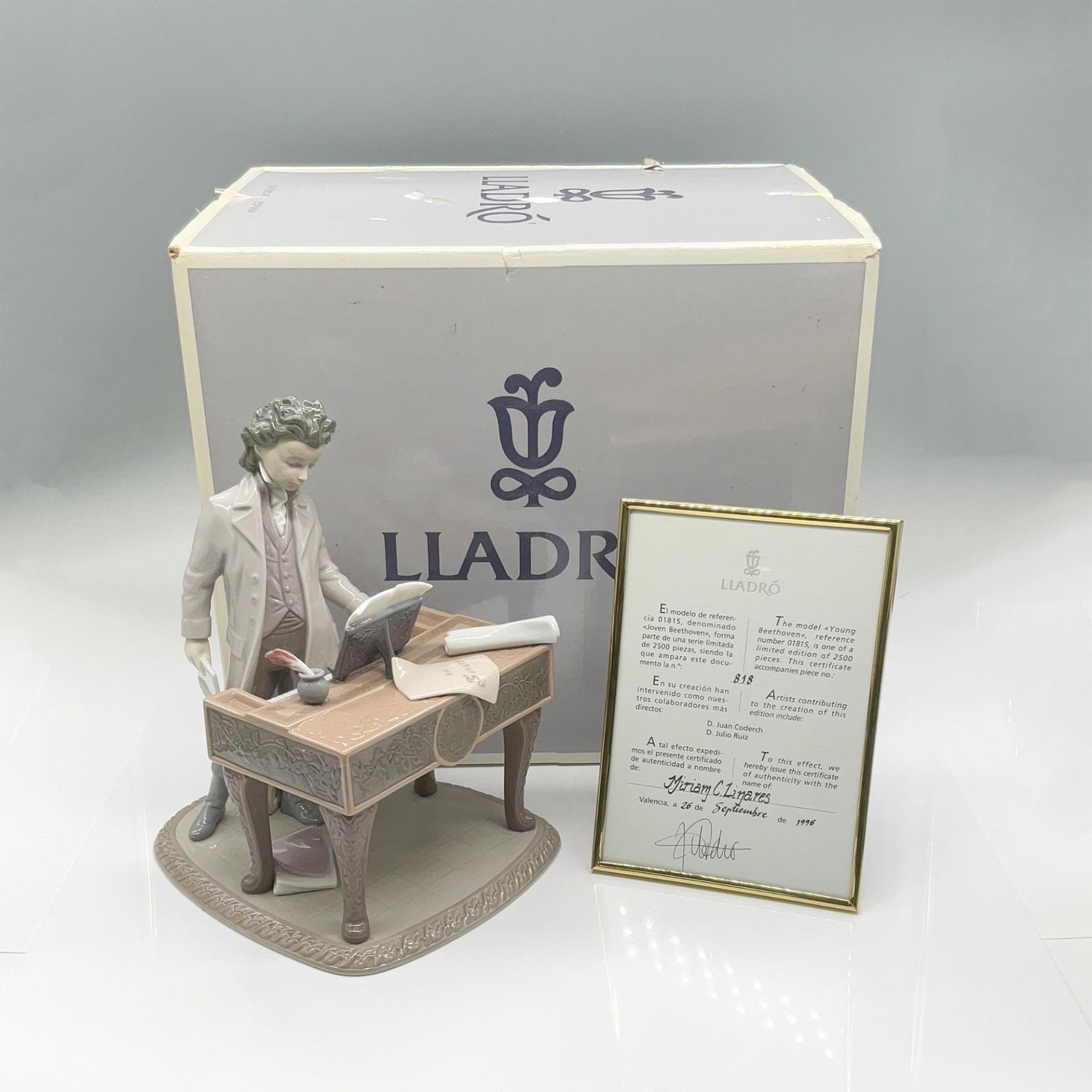 Young Beethoven 1001815 - Lladro Porcelain Figurine - Bild 8 aus 8