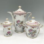 3pc B & C Limoges Porcelain Coffee Service, Compagnie