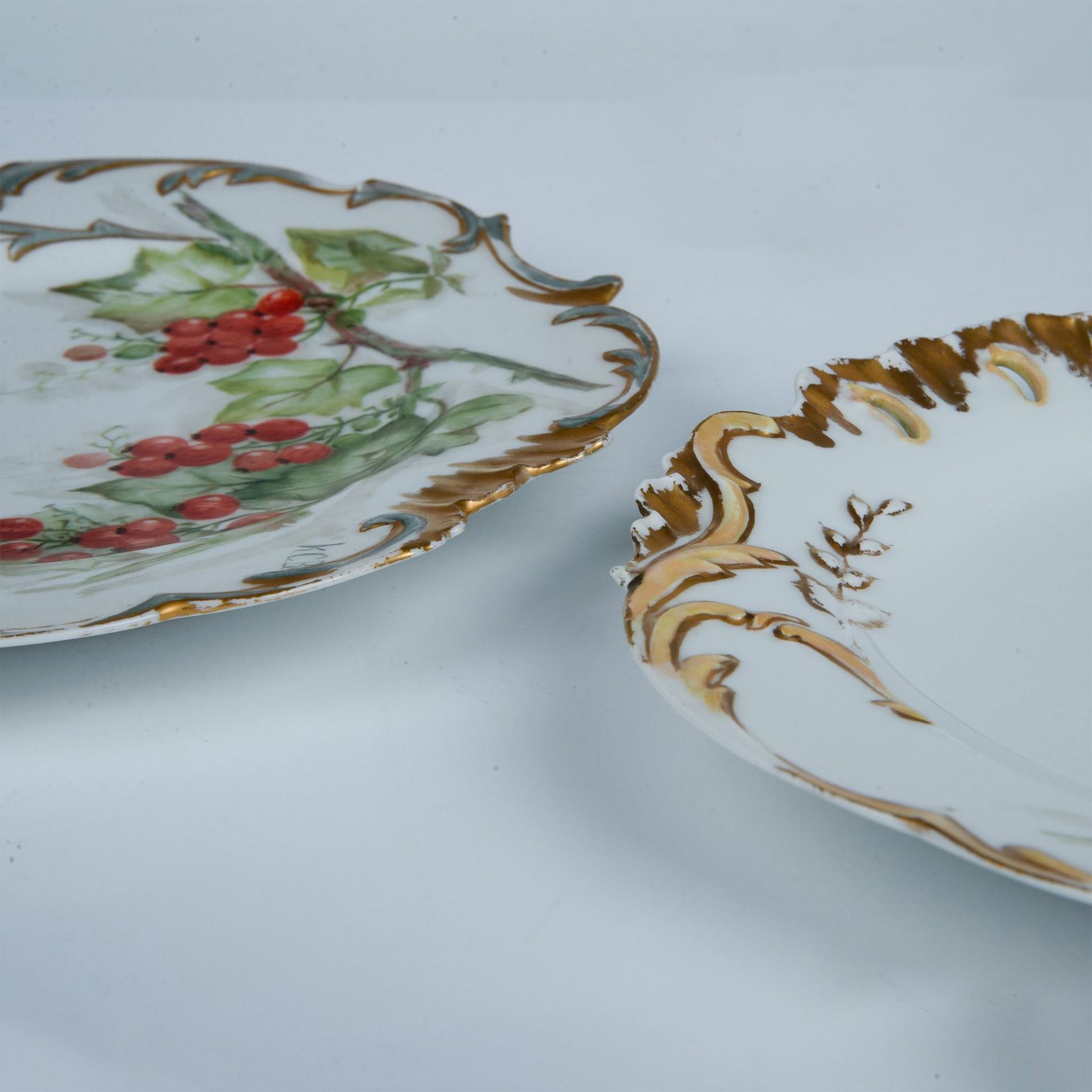 Pair of Delinieres & Bernardaud by Katie C. Brown Plates - Image 5 of 6