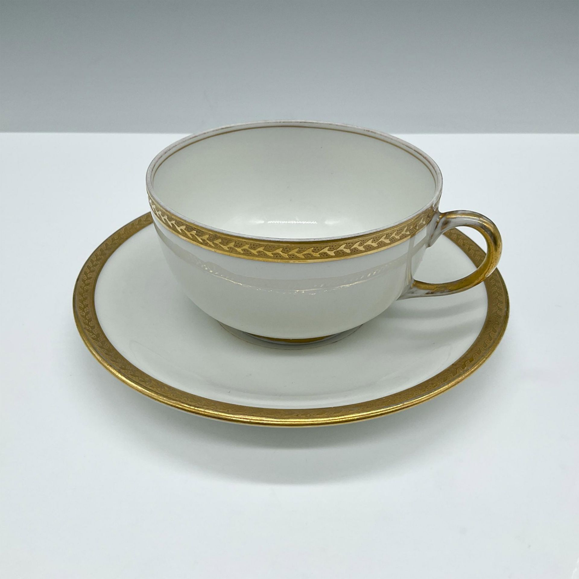 Vignaud Limoges Porcelain Cup and Saucer Set